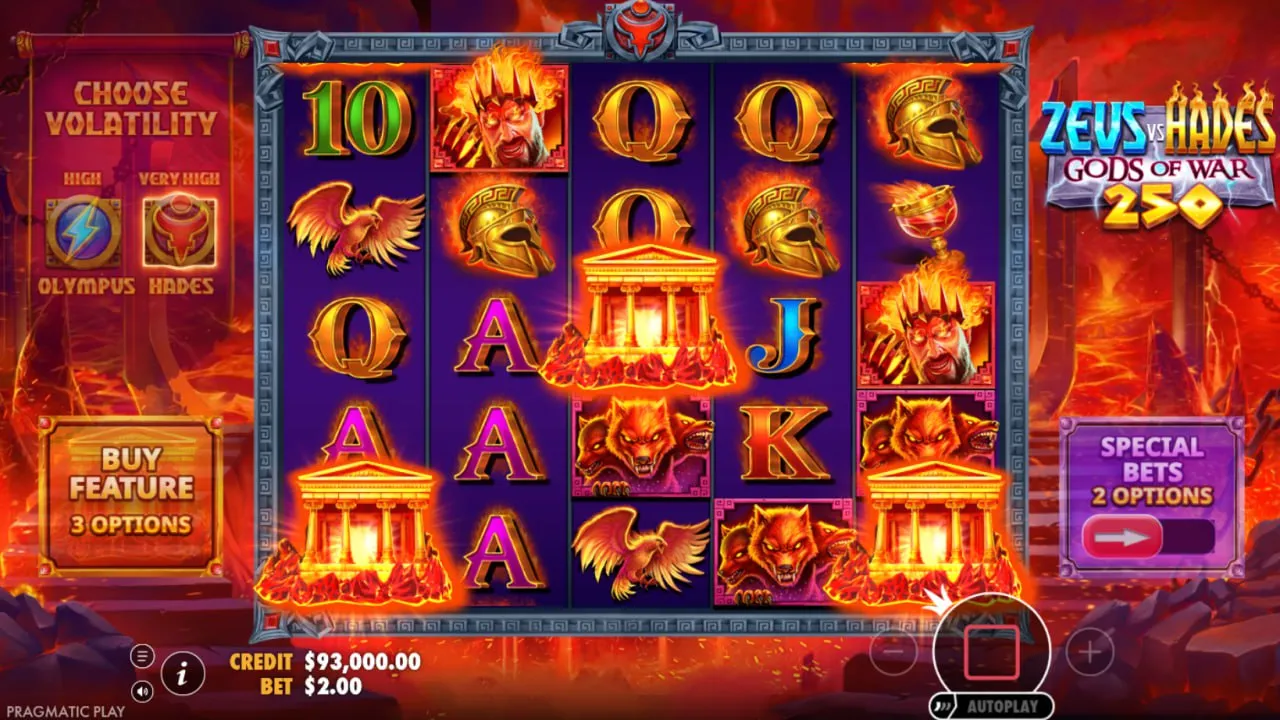 Бонус в слоте Зевс против Аида